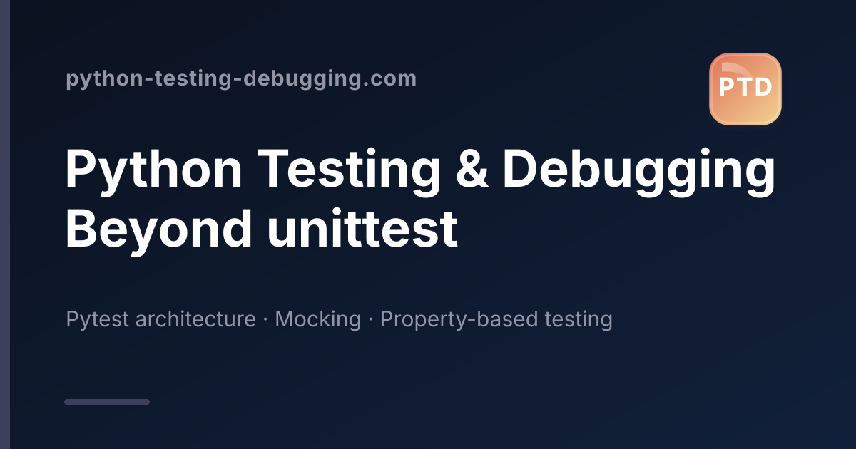 Python Alphabetical List Advanced Pytest Architecture & Configuration | PTD